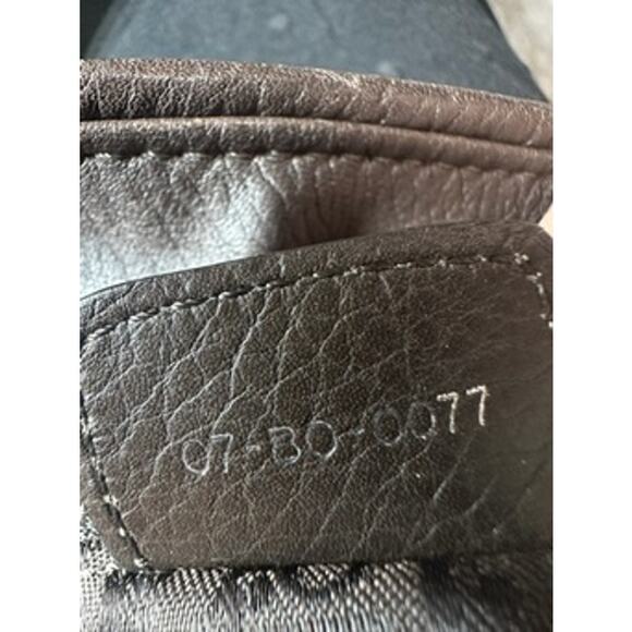 Christian Dior Brown Leather Ethnic Charm Tote*BEAUTIFUL SOFT LEATHER! - Picture 12 of 15